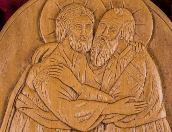 Saint Peter Embracing Saint Paul
