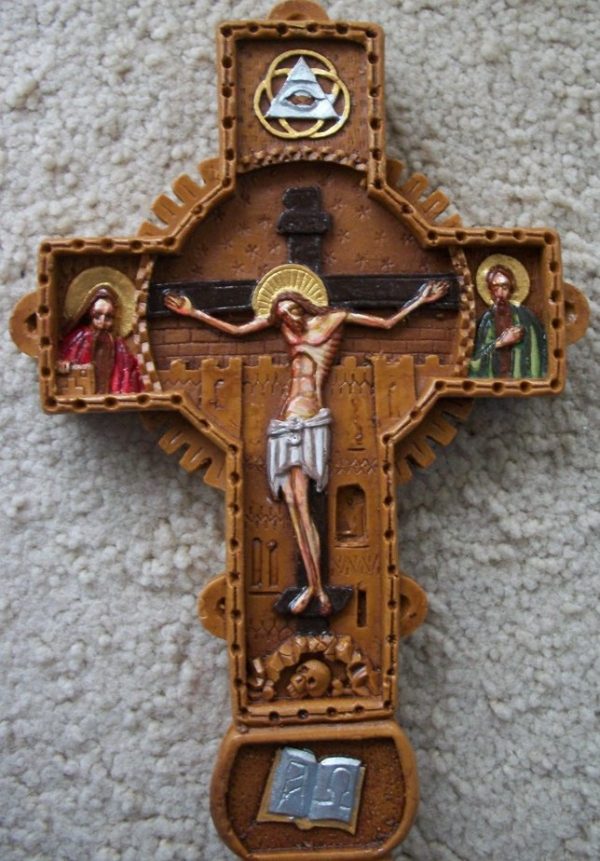 Hand Painted Romanian Cross